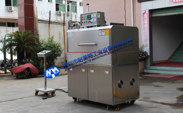 粉末產品加熱,使用溫度90度,隧道式烘干爐 粉末產品加熱,使用溫度90度,隧道式烘干爐