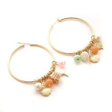 捷芮兒合金韓版耳環(huán) 大圈百搭經(jīng)典組合，引領(lǐng)珠寶首飾新潮流